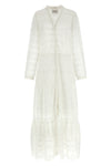 long daniva dress in light cotton
