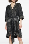 nawel dress in semi-transparent fabric