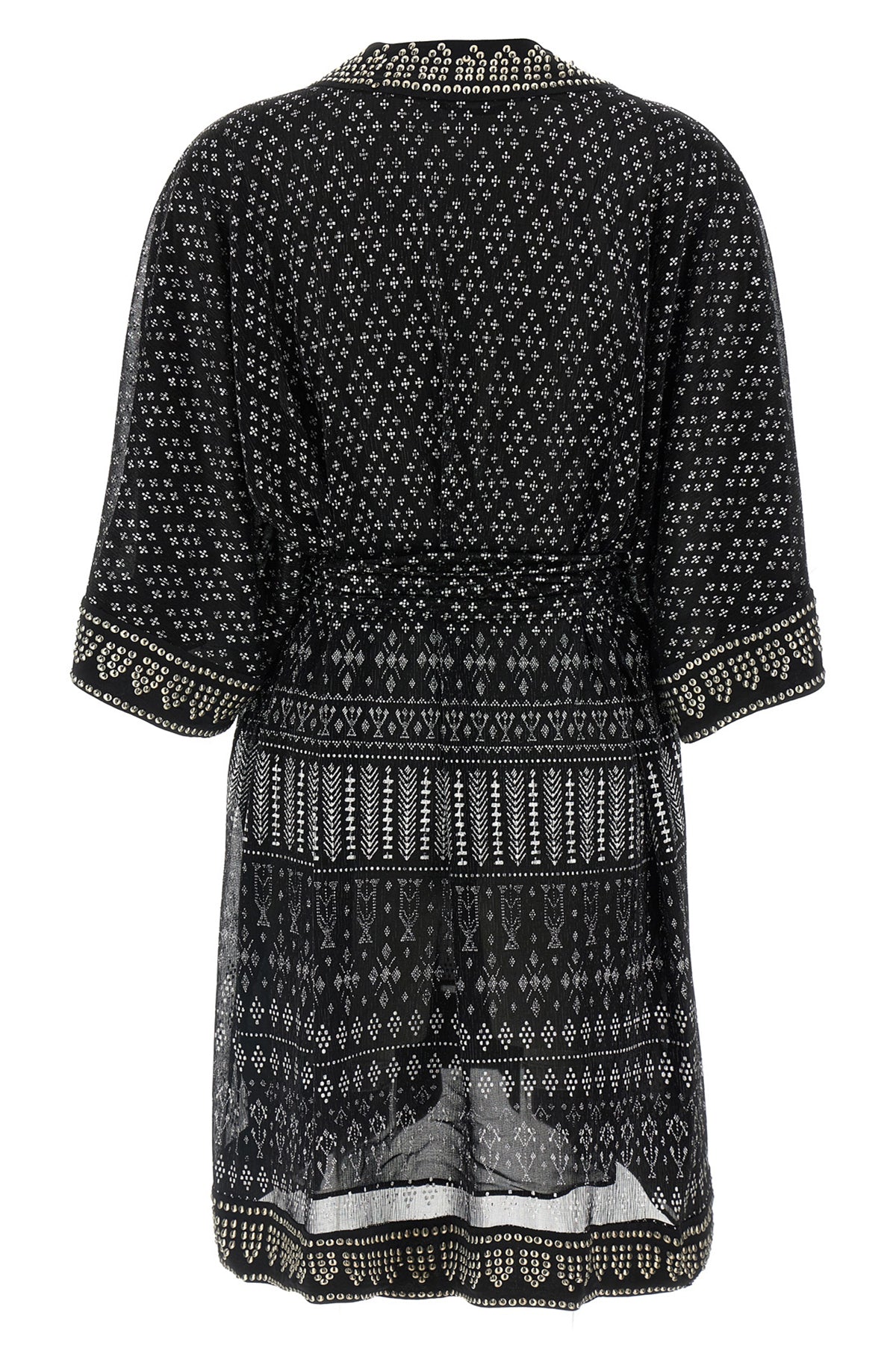nawel dress in semi-transparent fabric