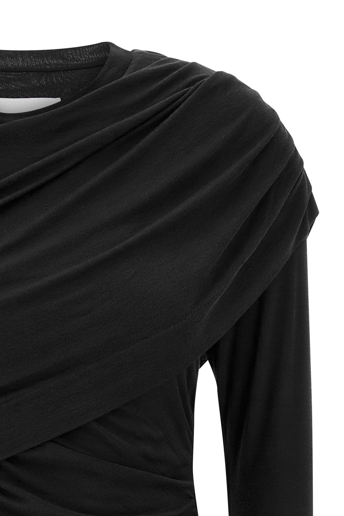 denise mini dress in draped stretch jersey
