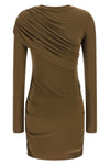 denise mini dress in draped stretch jersey