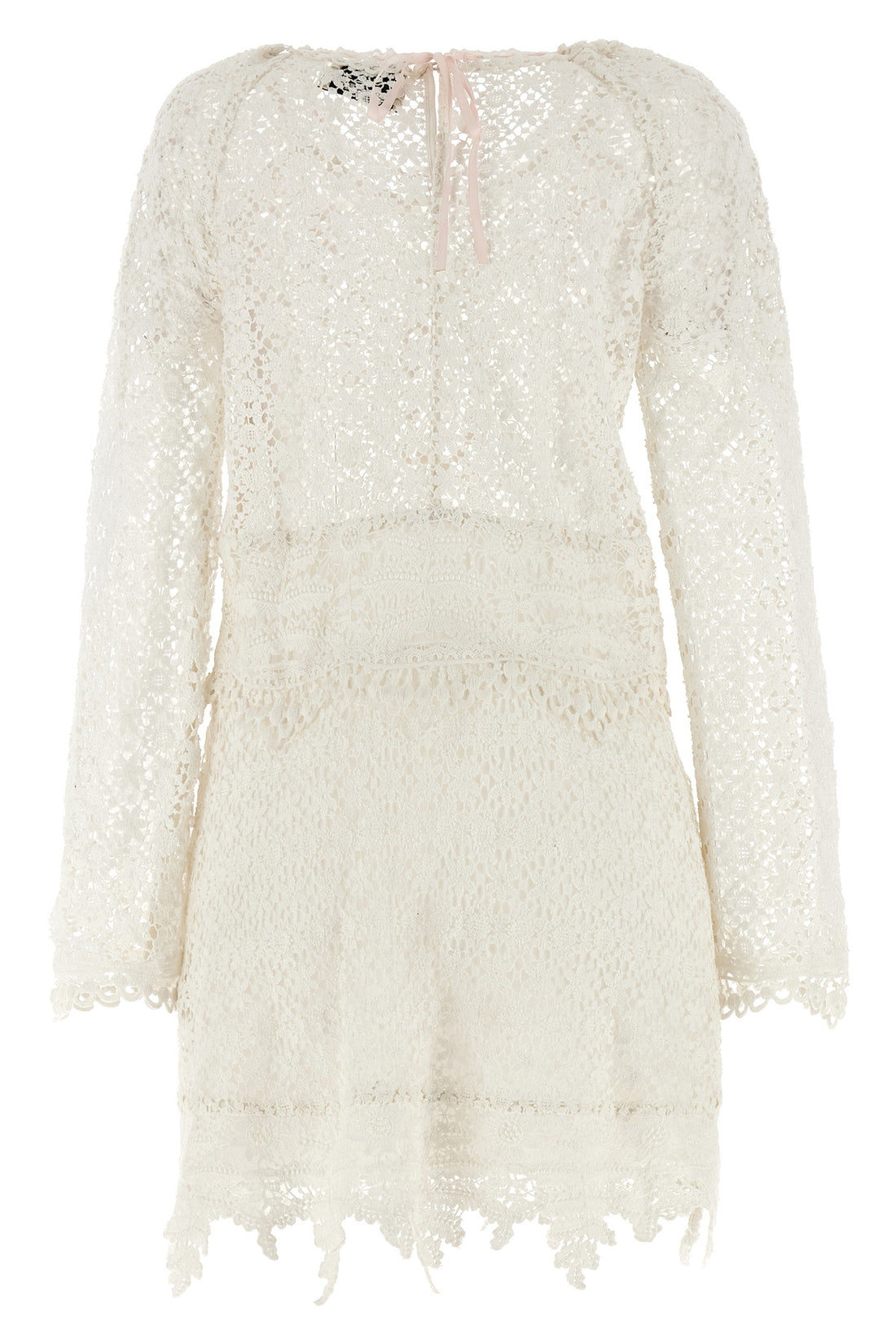ISABEL MARANT 36 mini hizene crochet openwork cotton dress