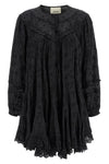 zame cotton and silk mini dress
