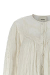 zame cotton and silk mini dress