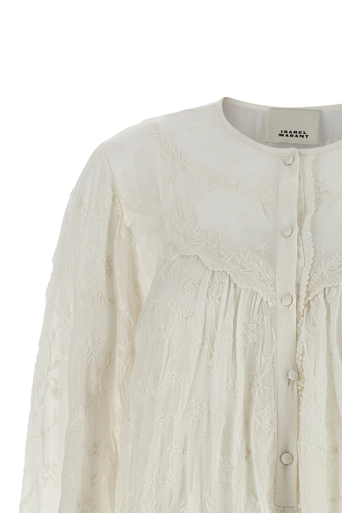 zame cotton and silk mini dress
