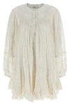 zame cotton and silk mini dress