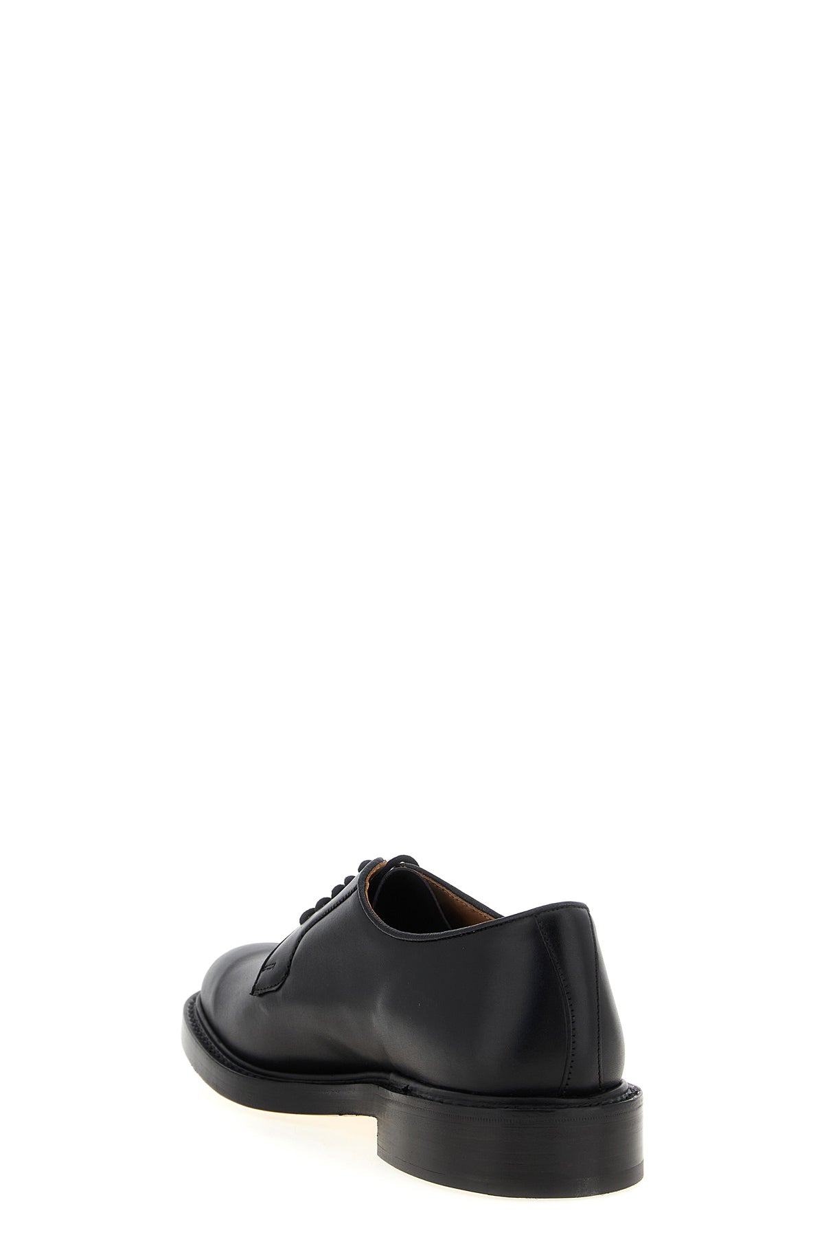 roberto lace-up shoes in marble-effect pretreated calf leather