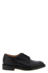 roberto lace-up shoes in marble-effect pretreated calf leather