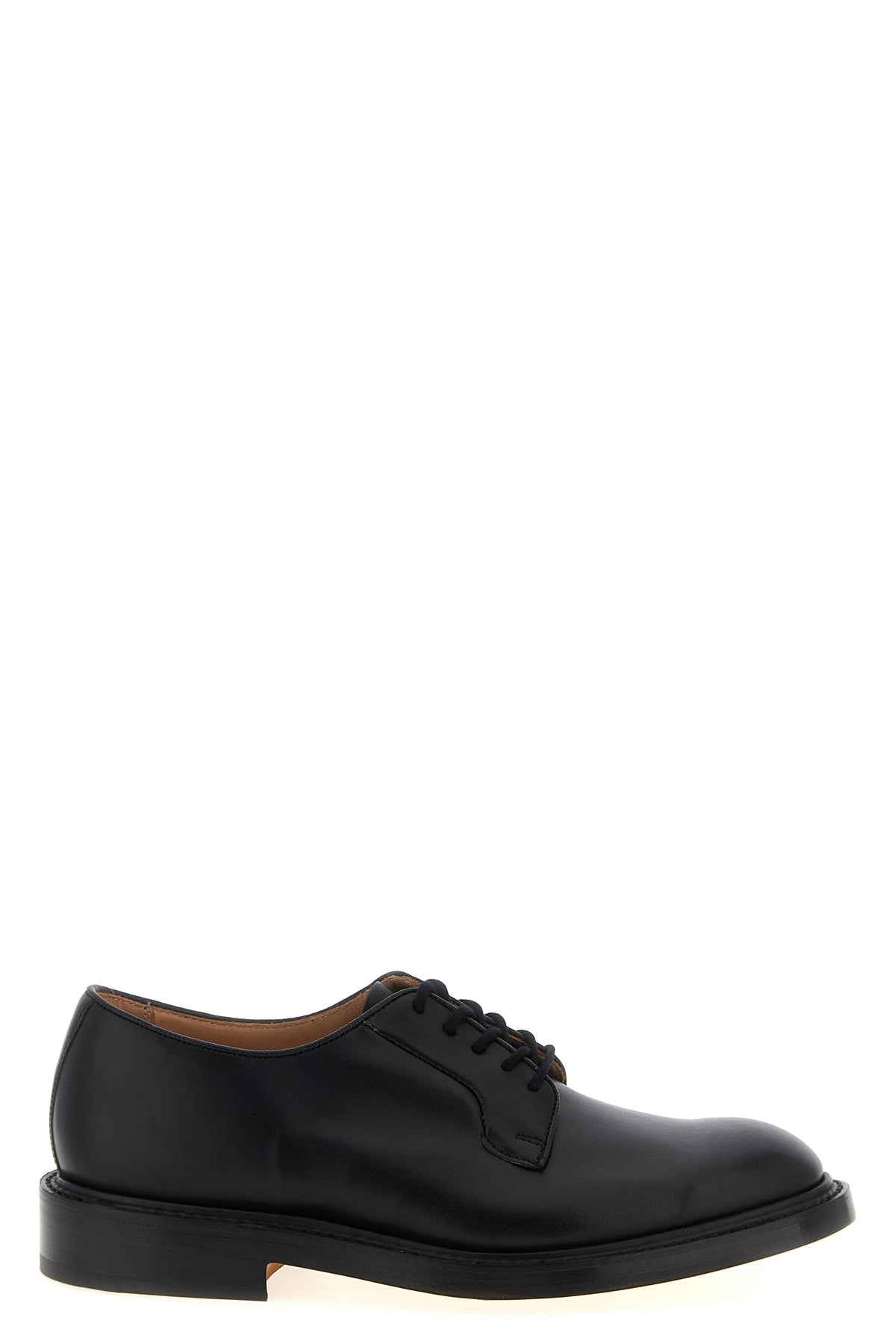 roberto lace-up shoes in marble-effect pretreated calf leather