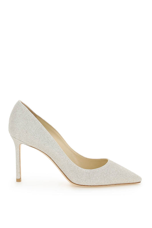 romy 85 dusty glitter pumps