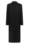 rosco double-breasted coat in wool and cashmere drape