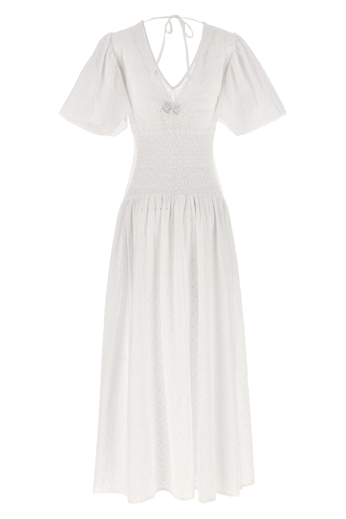 rosellina dress in broderie cotton