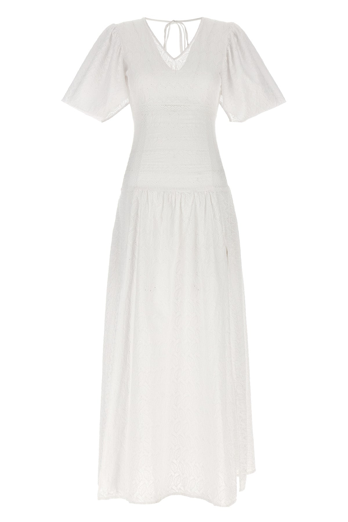 rosellina dress in broderie cotton