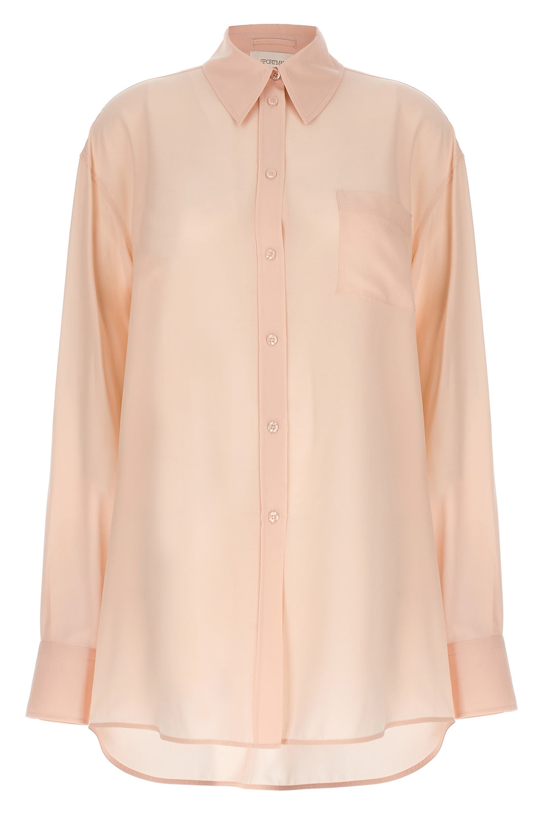 SPORTMAX 42 rovigo silk crêpe de chine shirt