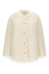 the loulou studio rowe coat features a structured silhouette