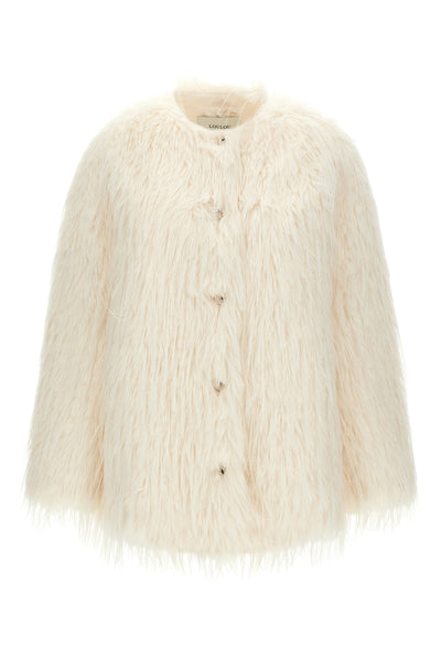 the loulou studio rowe coat features a structured silhouette