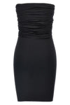 prong stretch jersey mini dress