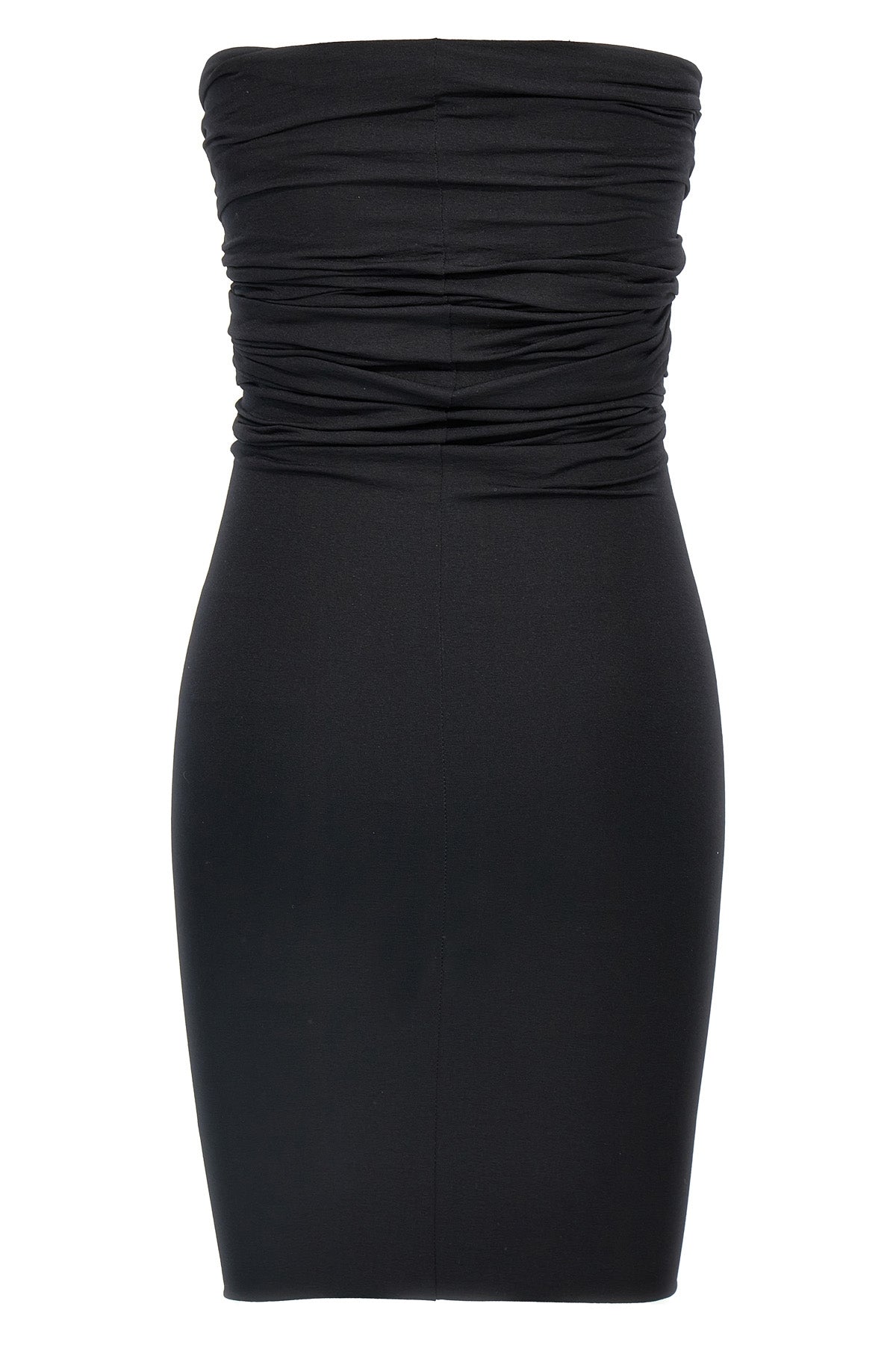 prong stretch jersey mini dress