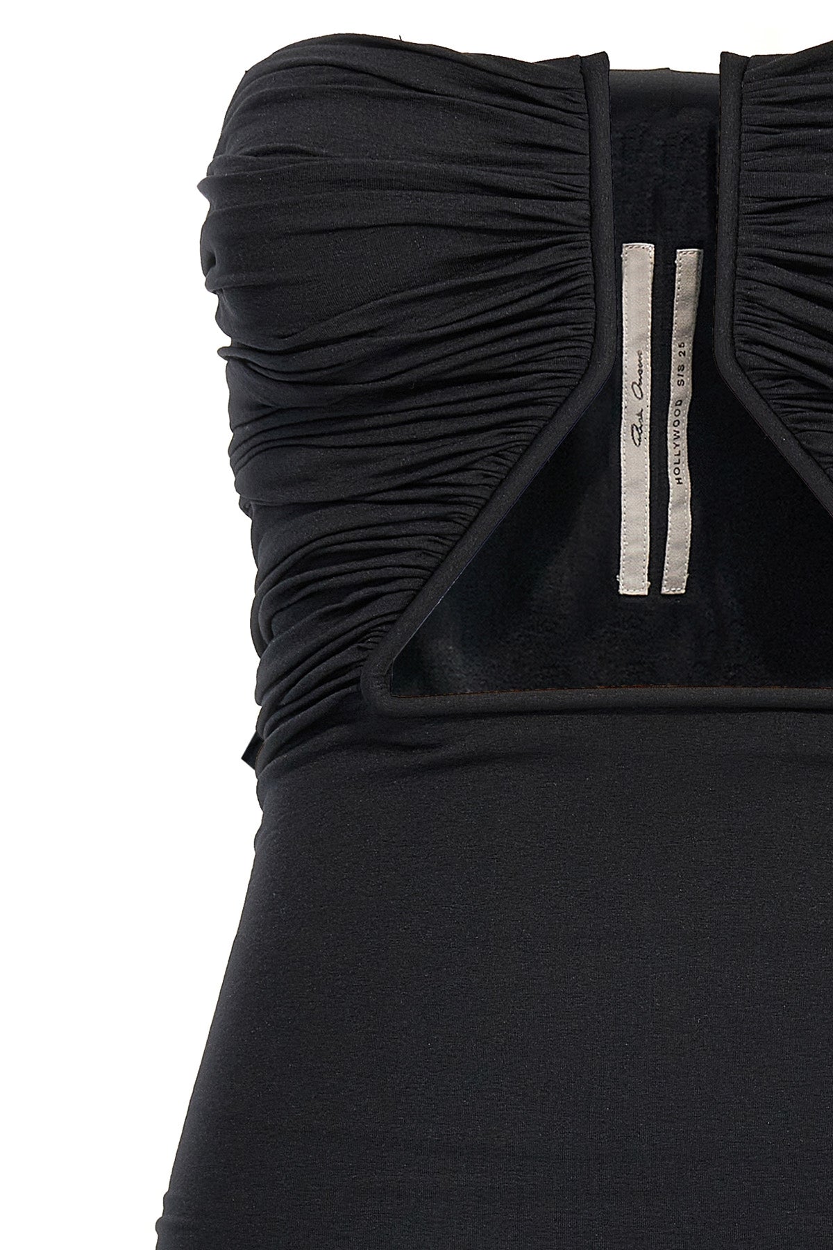prong stretch jersey mini dress
