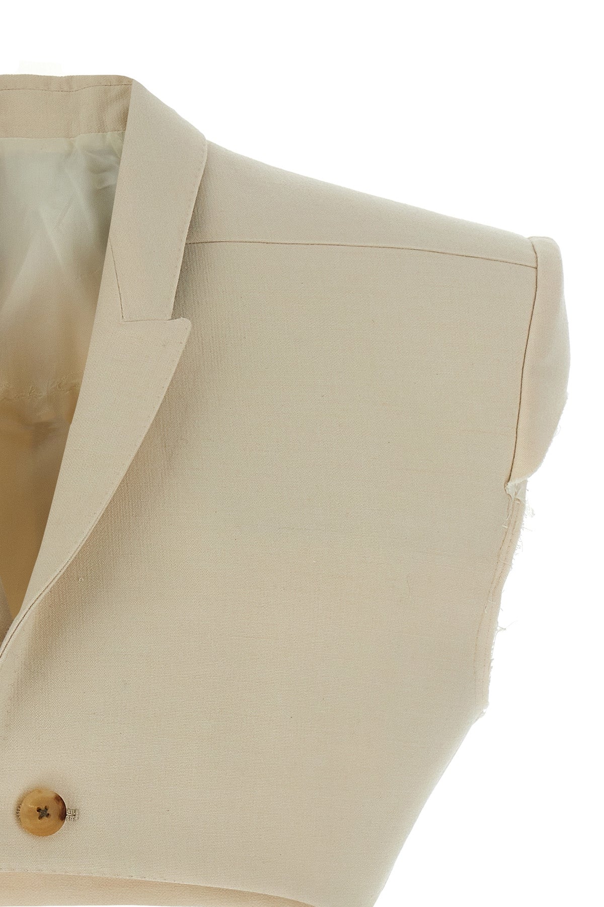 micro tatlin wool blend cotton vest
