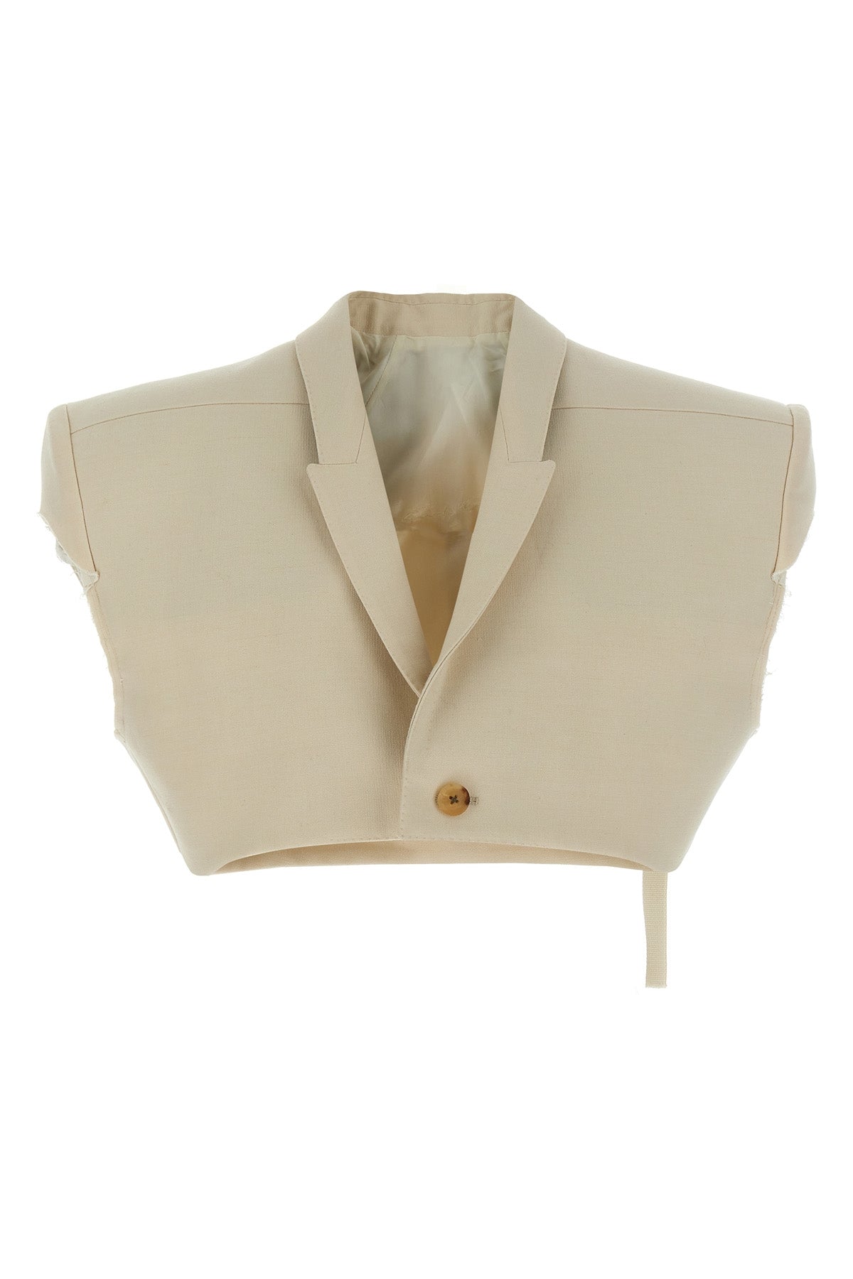 micro tatlin wool blend cotton vest