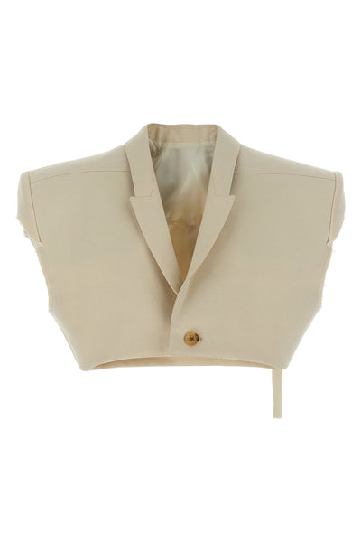 micro tatlin wool blend cotton vest