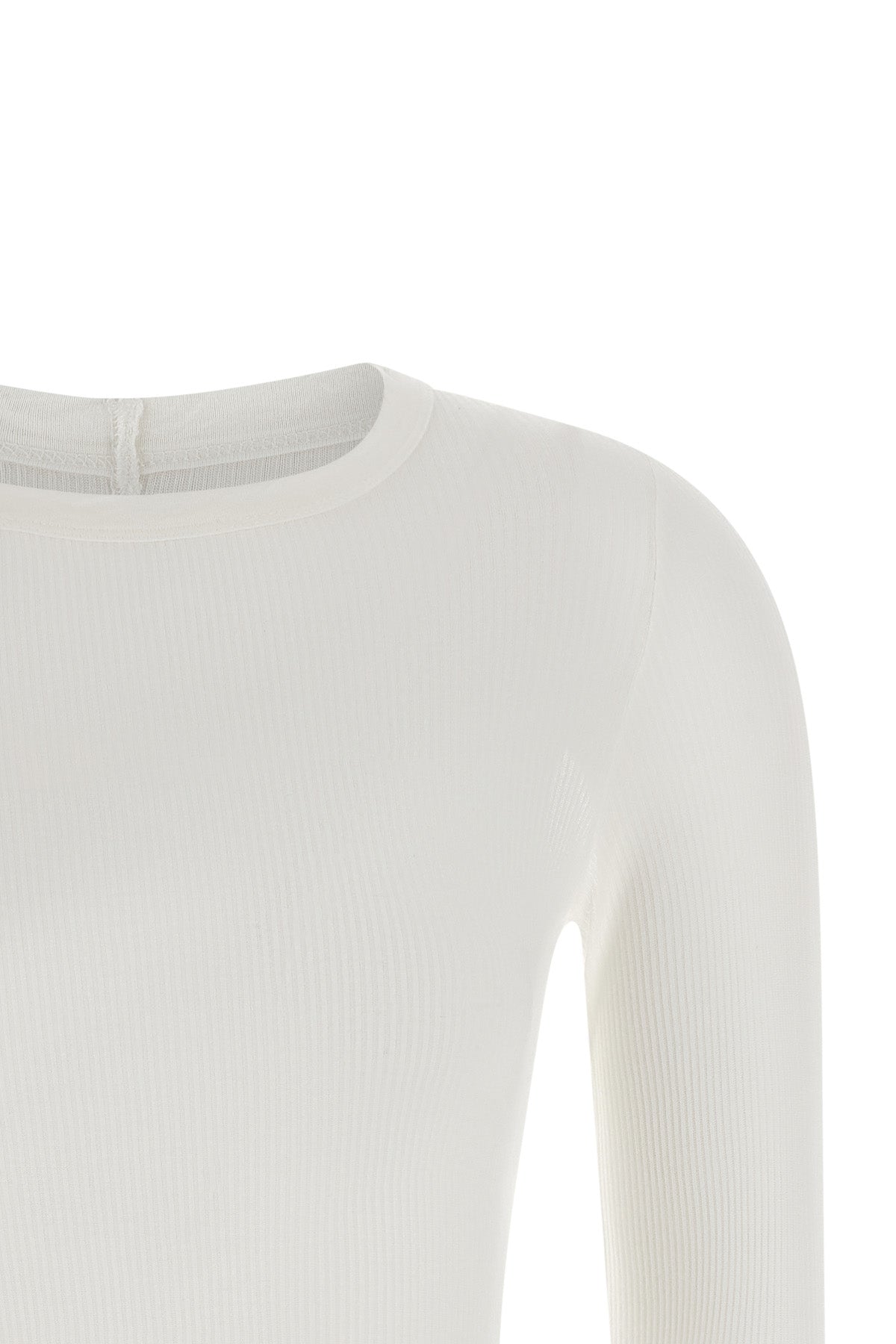 rib ls t ribbed viscose and stretch silk blend t-shirt