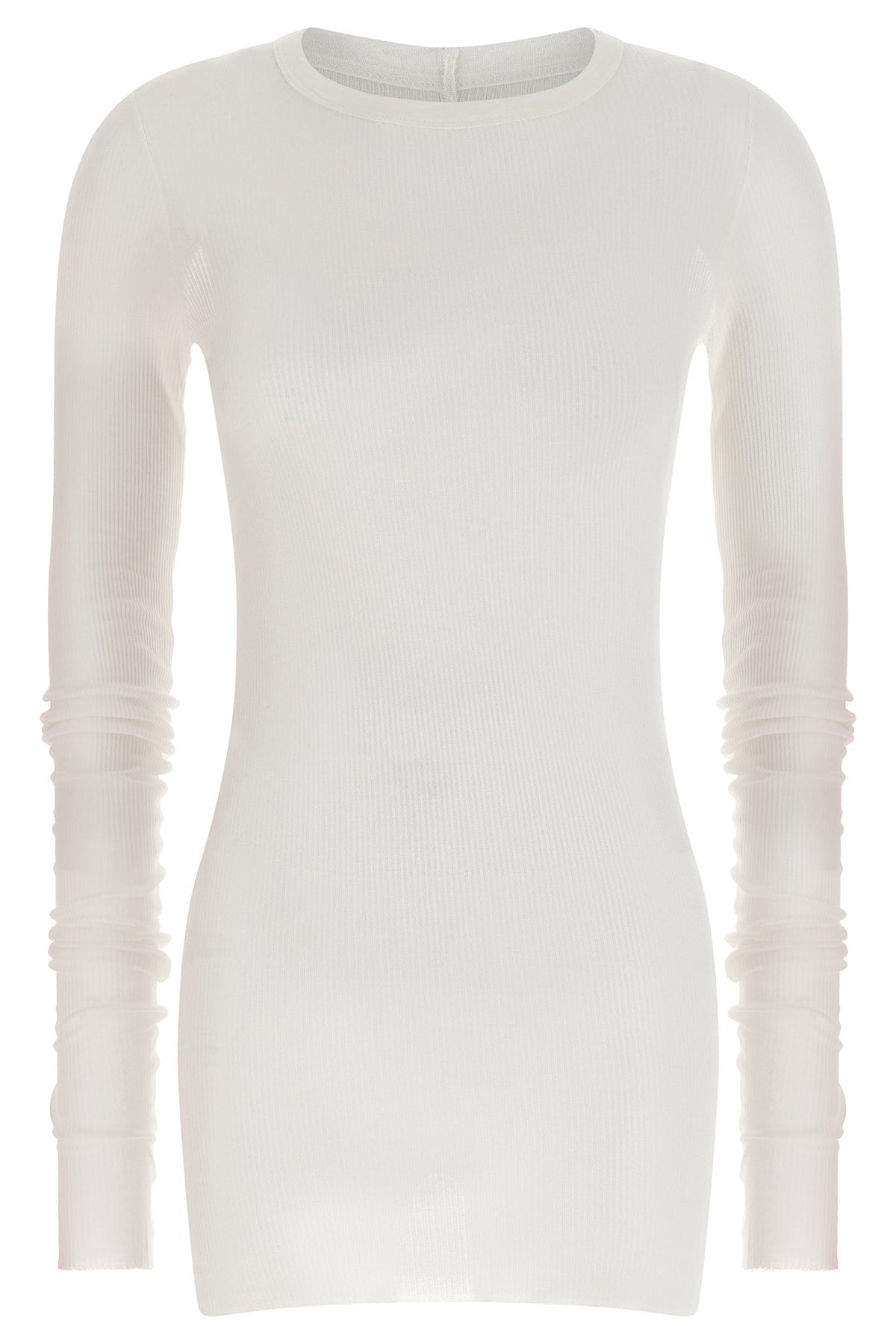 rib ls t ribbed viscose and stretch silk blend t-shirt