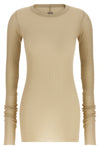rib ls t ribbed viscose and stretch silk blend t-shirt