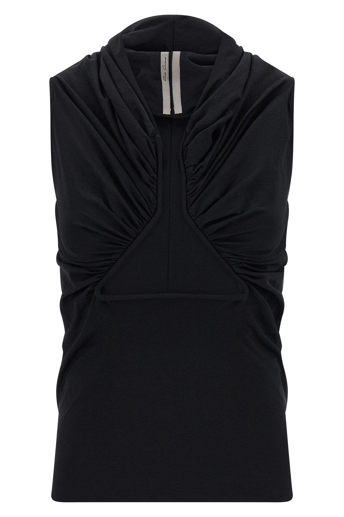 RICK OWENS 42 jersey ss prong stretch jersey nylon top