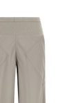 bias silk blend pants