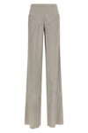 bias silk blend pants