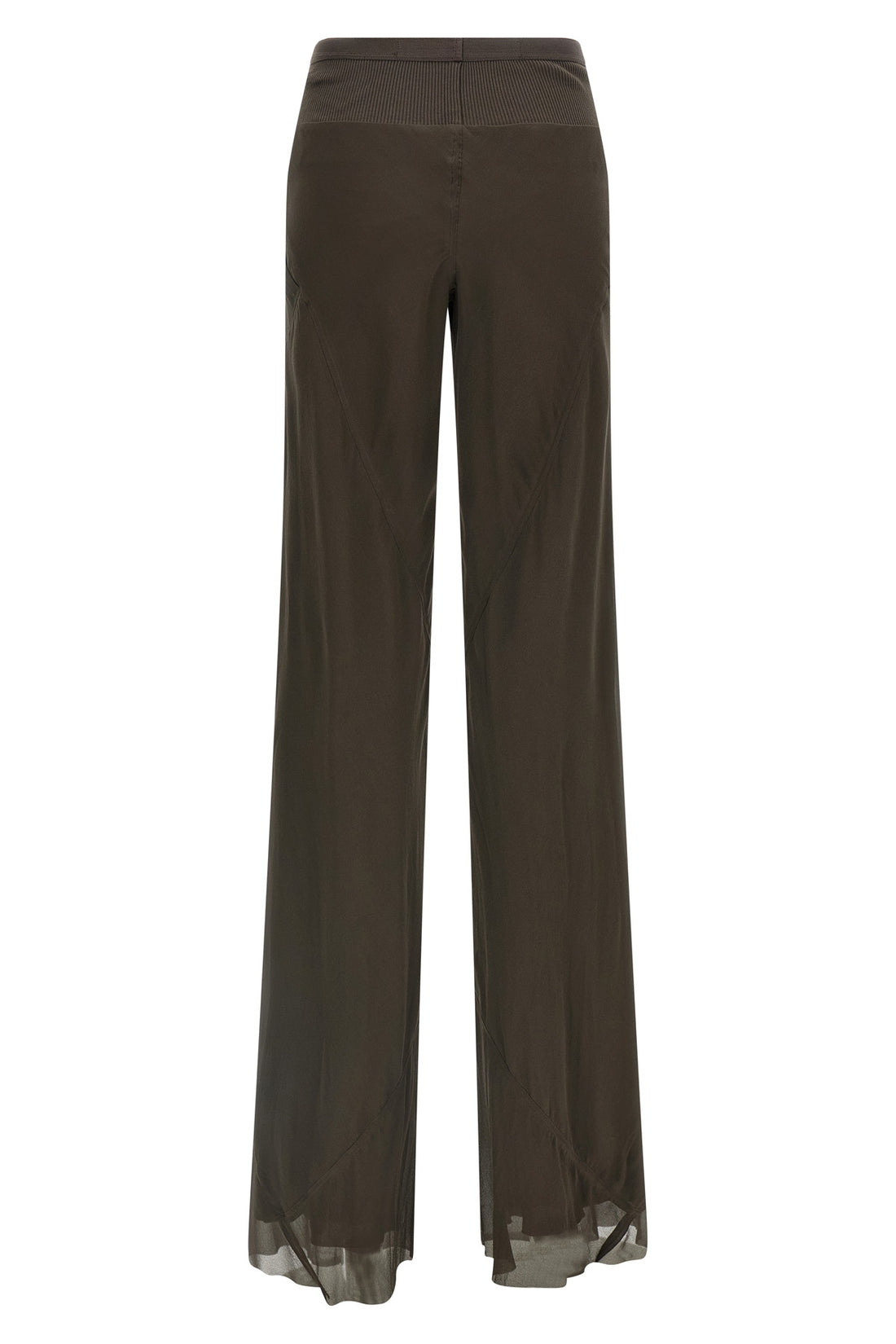 RICK OWENS 38 bias silk trousers