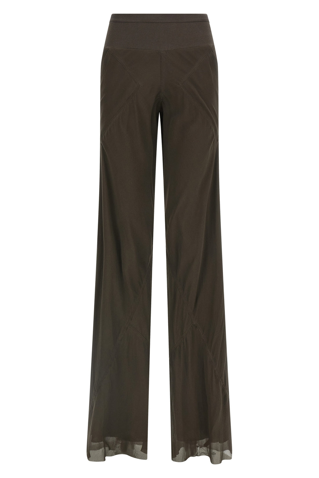 RICK OWENS 38 bias silk trousers