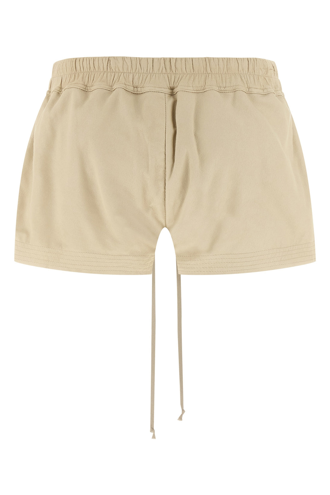 RICK OWENS 42 fog boxers leather shorts