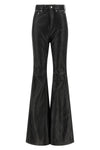 bolan bootcut leather trousers