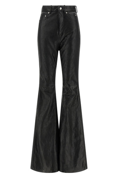 bolan bootcut leather trousers