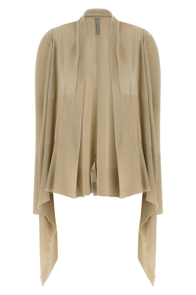medium wrap cardigan in light shaved wool knit