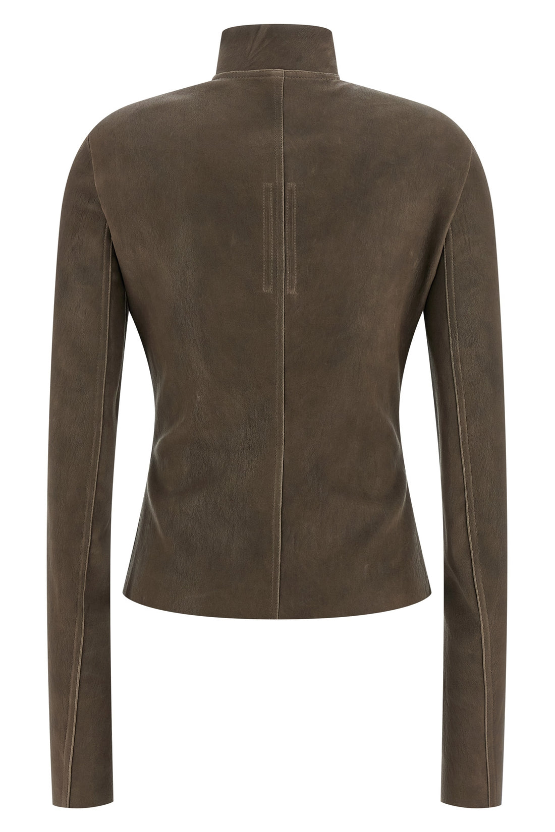 RICK OWENS 44 gary jacket in stretch lambskin leather