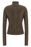 gary jacket in stretch lambskin leather