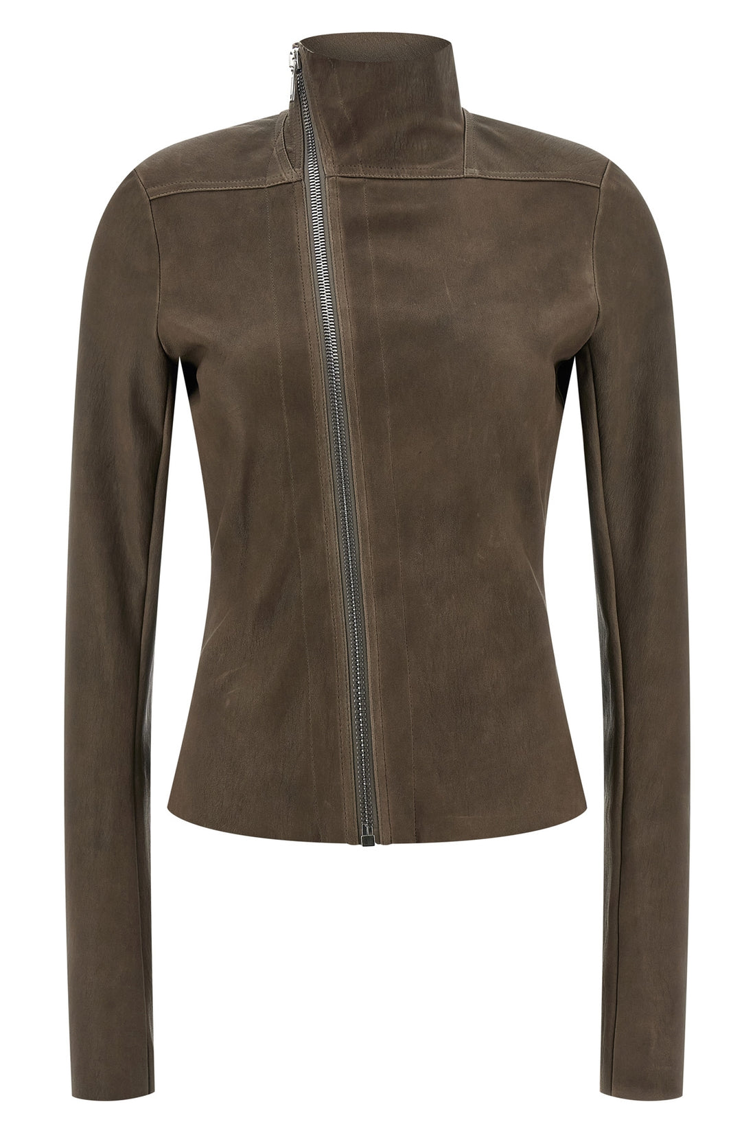 RICK OWENS 44 gary jacket in stretch lambskin leather
