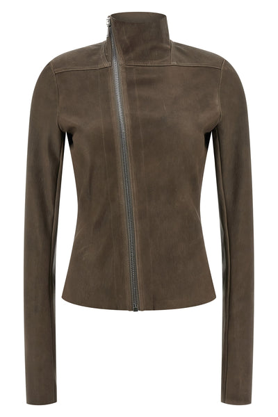 gary jacket in stretch lambskin leather