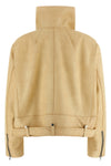 biker jumbo stooges jacket in medium-thickness vegetable tanned lambskin leath