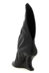 cantilever 8 strutter sandals in grainy cowhide leather of medium heaviness