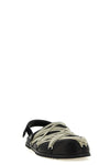 megalace mule granola hammered leather mules