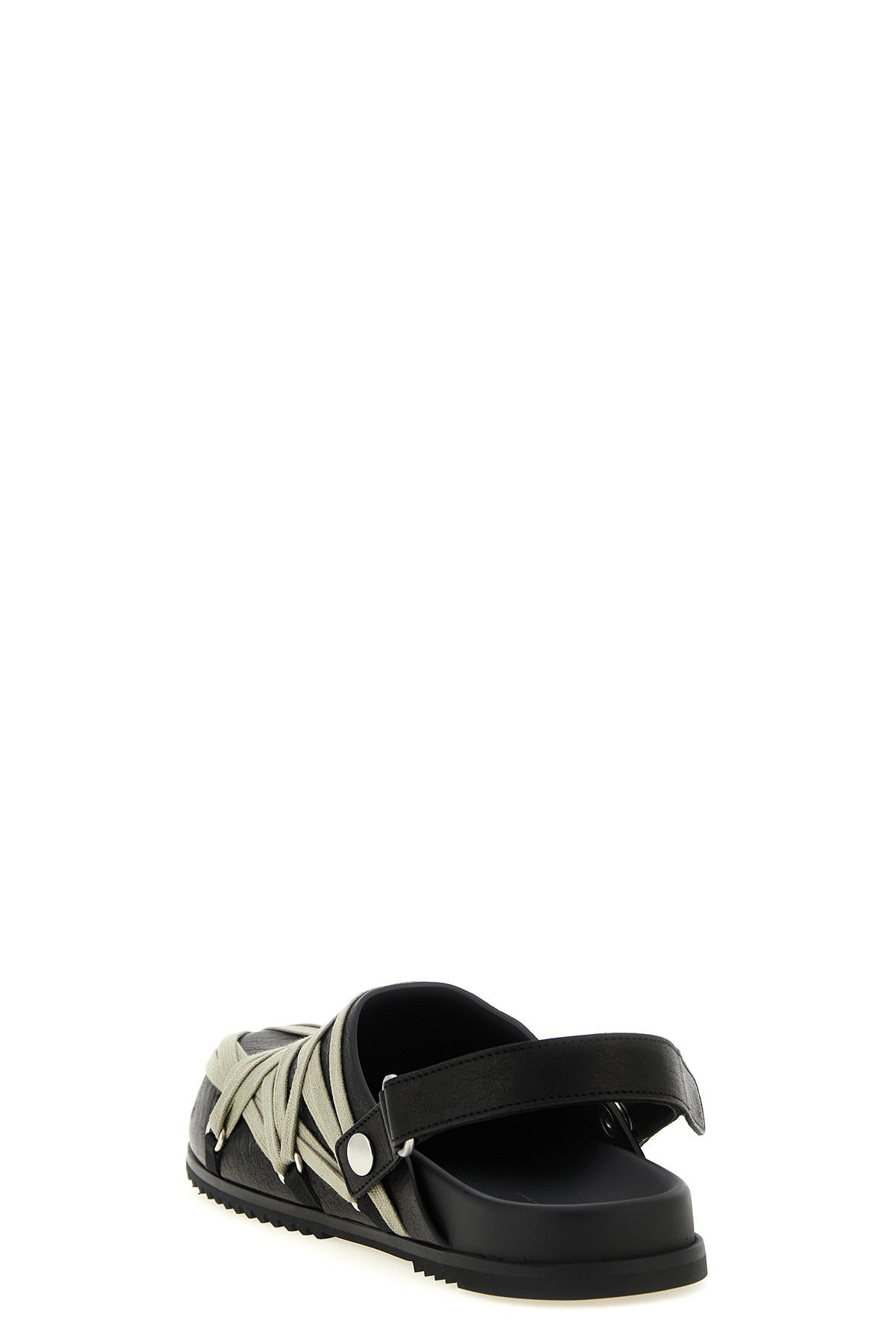 megalace mule granola hammered leather mules