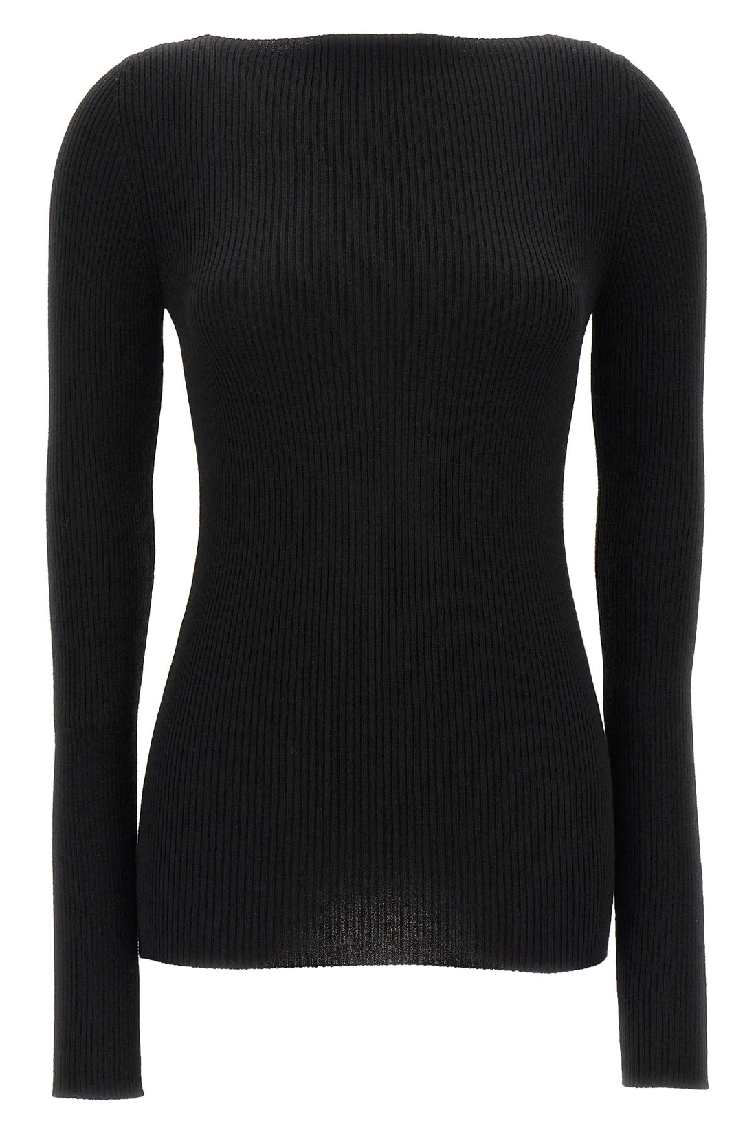 RICK OWENS M al top ribbed wool sweater