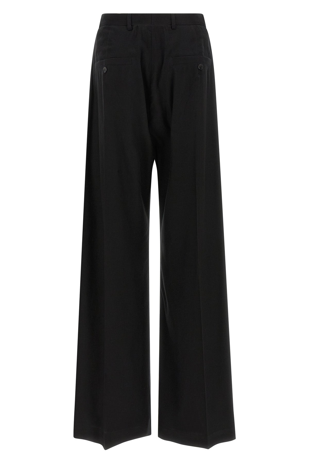 tailored wide belas wool blend pants