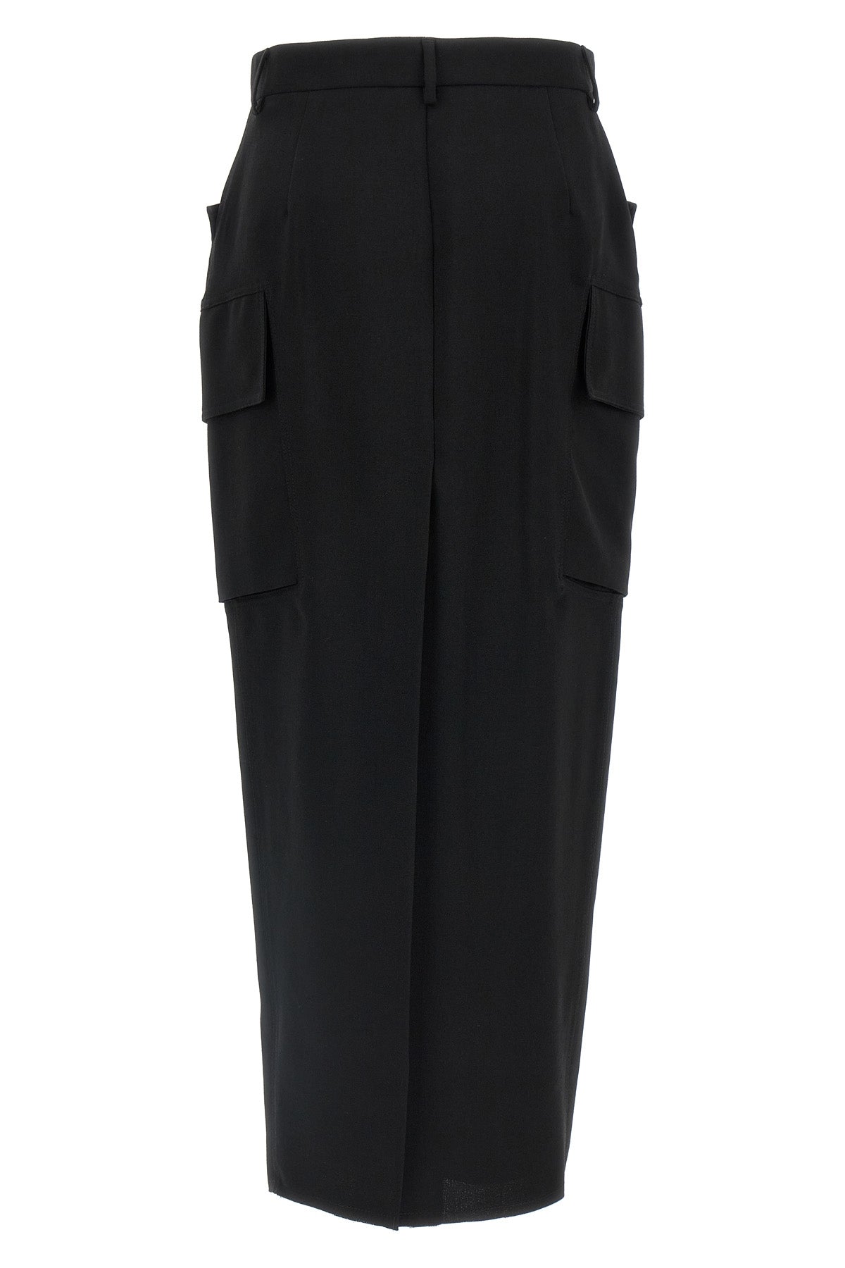 firebanks wool midi skirt
