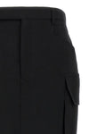 firebanks wool midi skirt